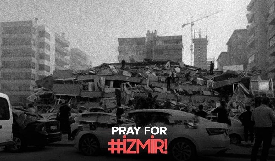 MaryamNSharif's tweet photo. My heart goes out to people of #Izmir Turkey who have been hit by a destructive earthquake. May Allah heal the wounds of those who have been injured and exalt the ranks of those who lost their lives. Our prayers are with you our dear friend Turkey 🇹🇷 https://t.co/ONUNFEialL