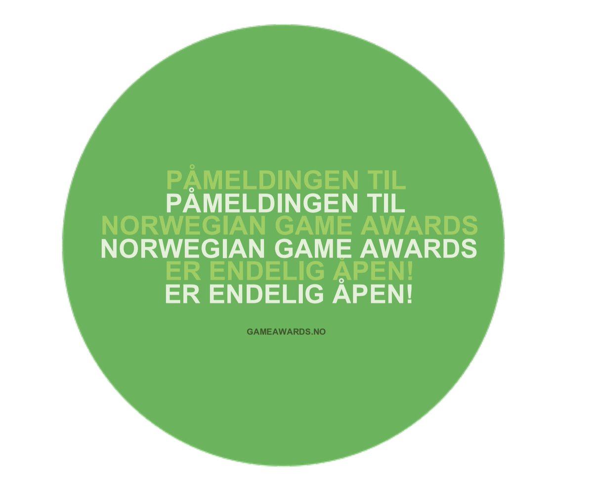 Gameawards's tweet image. You now have the opportunity to become next years participant at NGA2021😍

Follow the link below to sign up or visit gameawards.no!!💪
docs.google.com/forms/d/e/1FAI…