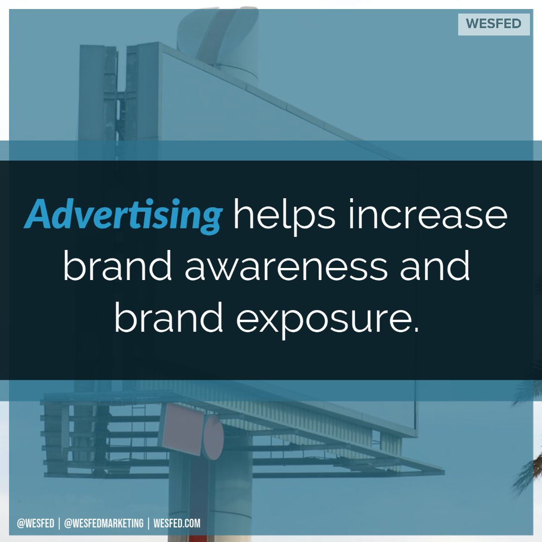 wesfed's tweet photo. Are you having doubts about whether or not advertising benefits your business?

Here are some of the reasons as to why advertising is important to small businesses. 

Read more at https://t.co/R4XcPE4Fcm
.
.
PPCtips #smallbusinesstip #onlinemarketing #wesfed #clarksvilletn https://t.co/BtnOFwQQaN