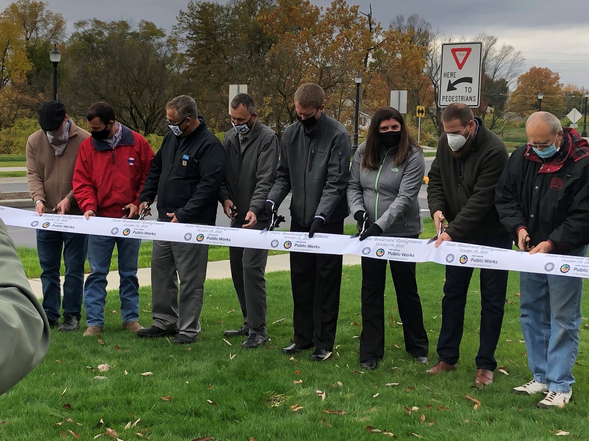 AmericanStrpnt's tweet photo. Yesterday, we celebrated the completion of the State Boulevard realignment project with a ribbon cutting ceremony! We are thankful for the opportunity to be involved on this transformative project for the @CityofFortWayne  community! Learn more here: https://t.co/UCs5x18FpM https://t.co/FNv2LSodxq