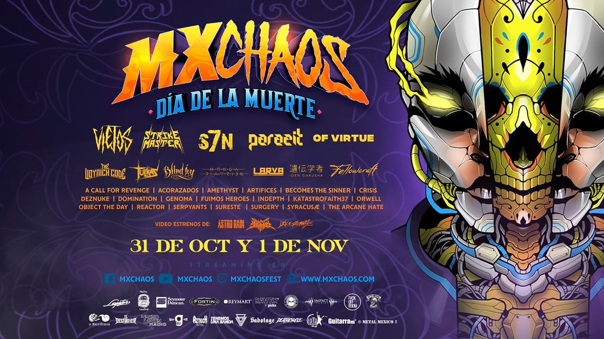 idarocksrevista's tweet photo. Están listos para MXChaos ?
@mxchaosfest

No se pierdan la transmisión oficial este próximo 31 de Oct y 1 de Nov.

https://t.co/9yoJKyu7Se https://t.co/mo3pypjLGq