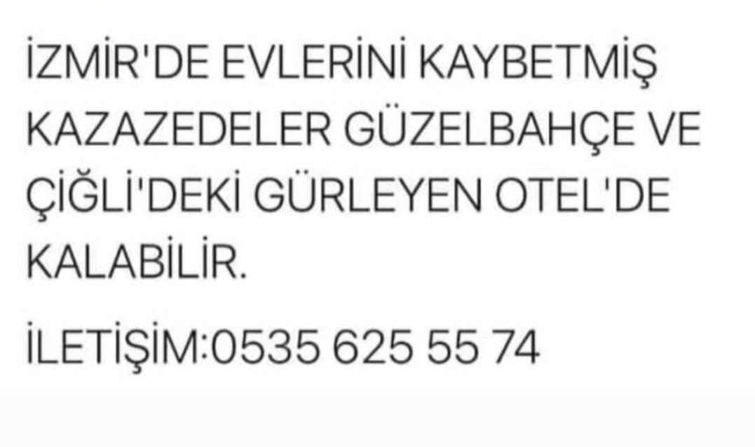 bpthaber's tweet photo. İzmir'de yardıma ihtiyacı olan vatandaşlar iletişim kurabilir. https://t.co/xC7XoUG14Y