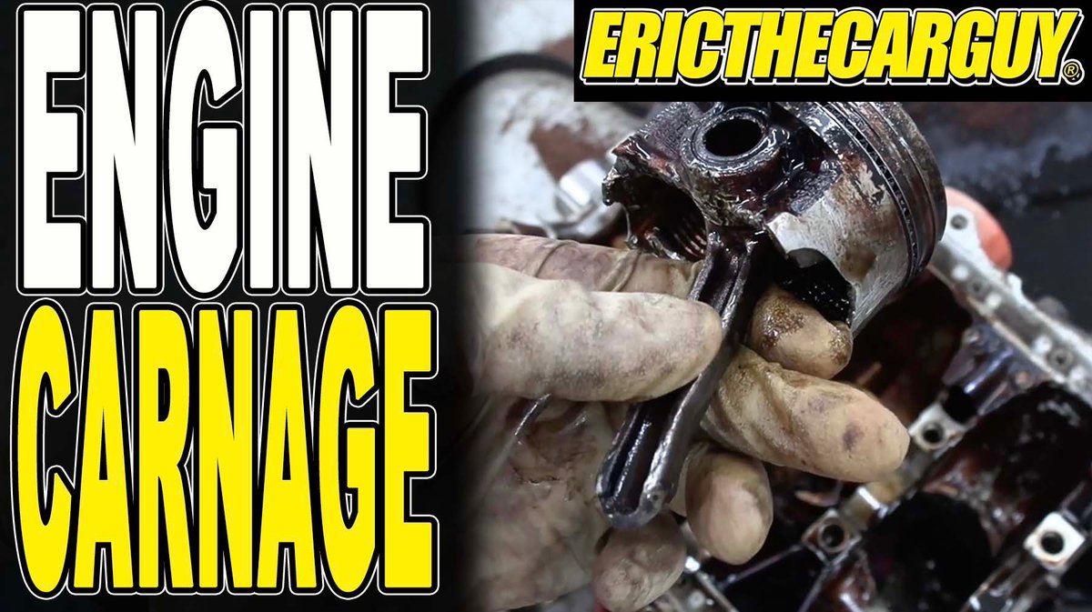 EricTheCarGuy's tweet photo. In today’s video I do an autopsy on 2 dead Civic engines. A little mechanical gore for Halloween with some tips and treats for you to enjoy. #etcgvideo #civicengine #d16y7 #blownengine #autopsy #halloween https://t.co/kpVxYhmWXb https://t.co/87F5uwLslB