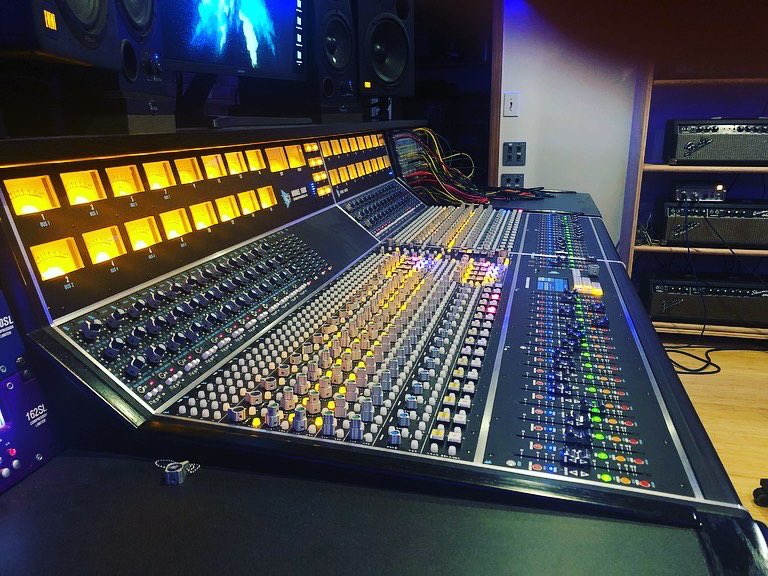 ThisIsAPIaudio's tweet photo. "The 1608 has that instant 'record' sound... It's just got a beautiful full sound, smooth &amp; aggressive at the same time. The mic pres &amp; EQs are super musical sounding, &amp; the automation is simple to operate " -Bob Stander, Parcheesi Recording Studio #apiaudio #api1608 #apiconsole https://t.co/rrh7EMkYHR
