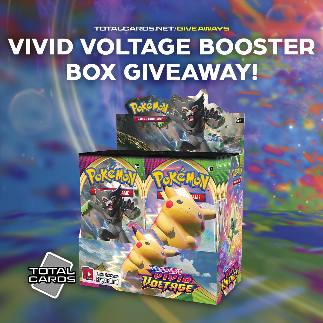 Total_Cards's tweet image. 🌟🌟 Giveaway Time 🌟🌟

Pokemon Vivid Voltage is right around the corner! To celebrate we are giving away a Booster Box!

Entering this giveaway is super simple, all you need to do is go to totalcards.net/giveaways and you can find all the easy ways to enter there