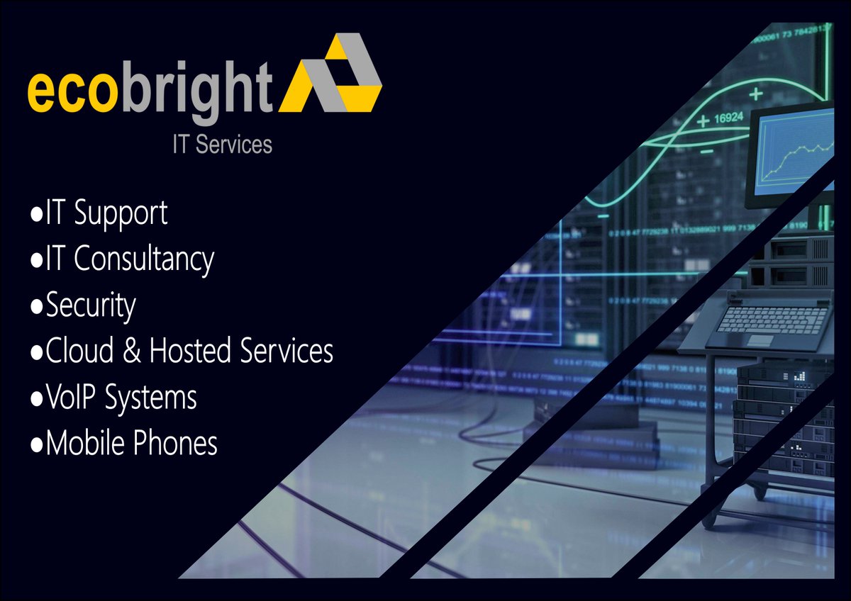 ecobrightIT.co.uk  #itsupport #ITConsultancy #ITSecurity #CloudComputing #VoIP #MSPartner #Watchguard #Veeam #Grandstream