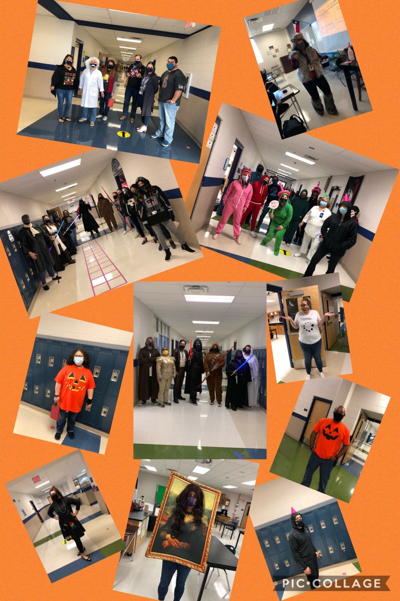 NISDFolks's tweet photo. With awesome teachers like these, who wouldn’t want to be a Folks Stallion??? Happy Halloween Stallions! #FolksStrong #HappyHalloween https://t.co/A9DfFOdgd8