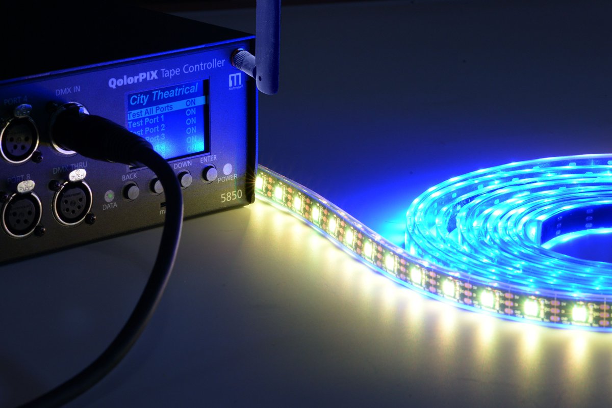CityTheatrical's tweet photo. Did You Know?
Each reel of #QolorPIX Pixel Controlled #LEDTape measures five meters (16.4 feet) in length, contains 240 LEDs in total, can be cut every 21mm (0.83 inches), and operates at 5 volts.
https://t.co/dyEyyYhq8H
#qolorflex #filmmaking #pixeleffect #lightingdesign https://t.co/WStUEO2bkA