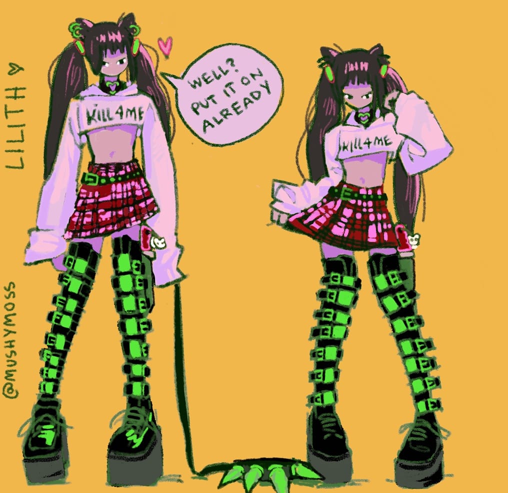 @akigsaf14 @artsofdiwa Hi I'm mark 💞😈 and lately I have not been able to stop drawing cat girls 