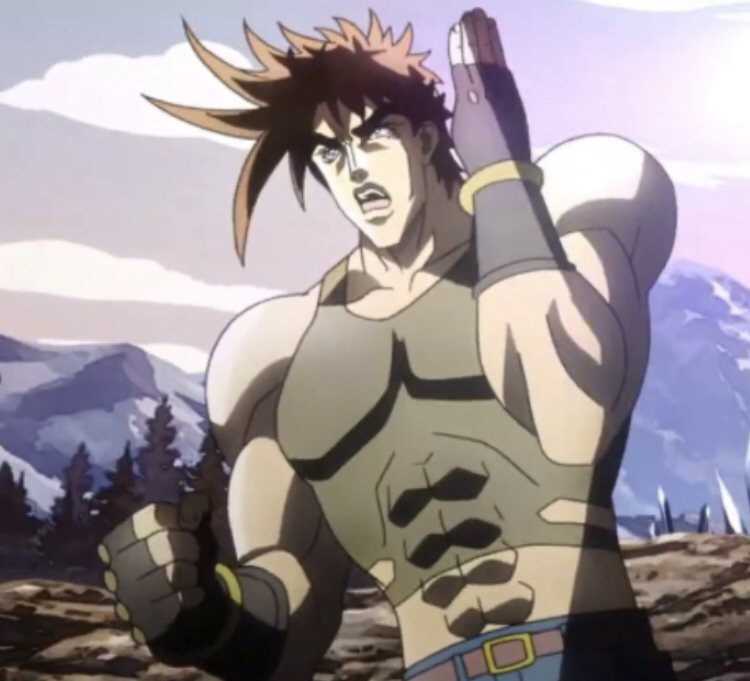 I'm running from the fact that I'm not 300 lbs. of pure muscle #NFID21 #JoJosBizarreAdventure