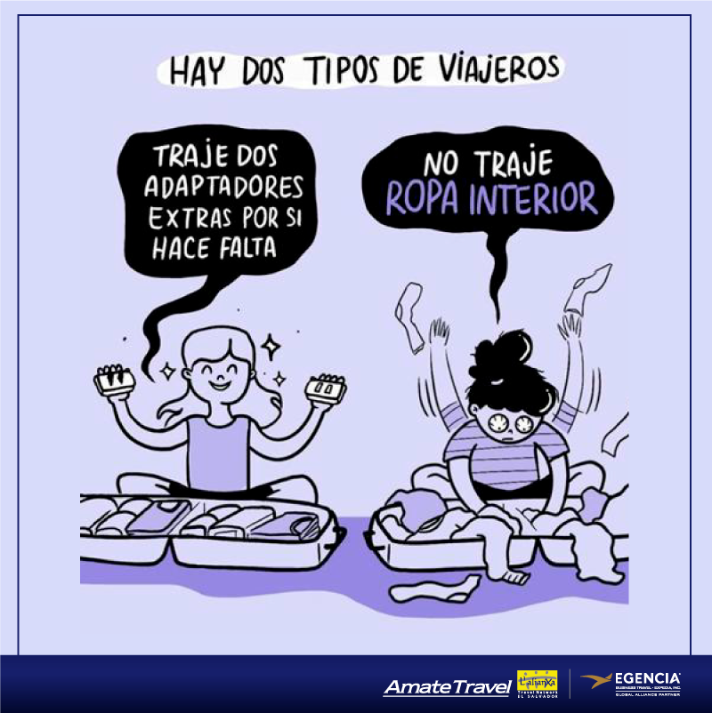 Hay dos tipos de viajeros!! cual eres tu? #Elsalvador #agenciadeviajes #viajes #agenciadeviaje #amatetravel