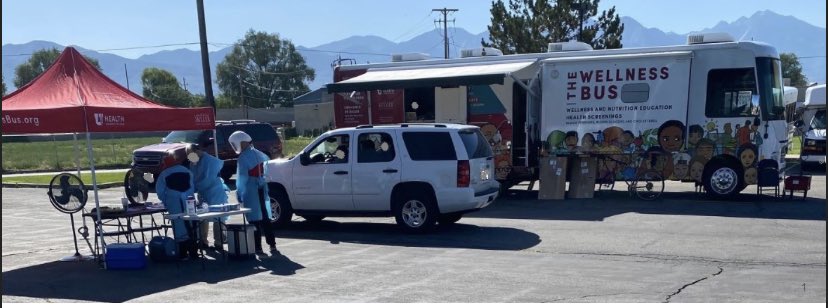 We’ve provided COVID-19 testing events in neighborhoods and communities hardest hit by the pandemic, partnering with our local health departments and  @UtahWellnessBus providing 108 testing events reaching 8,914 people since May.