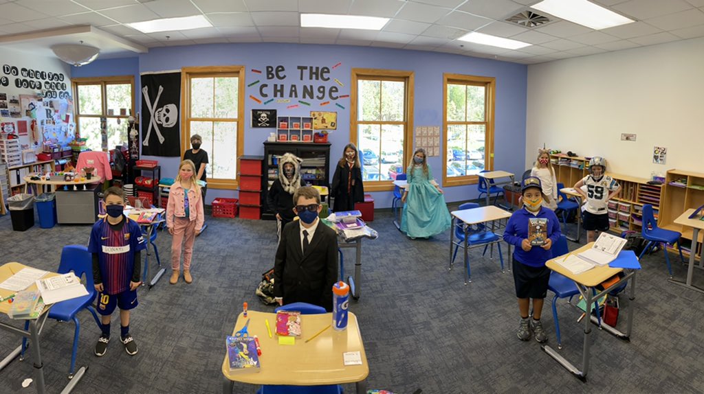 RuesCrew's tweet photo. Book Character day for Group 2! 🎃 @PLPLowerSchool #plppride https://t.co/Z7aYkUt5GL