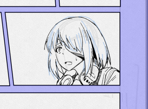 紙がきれいだと「きれいに描かなくちゃ・・・」というスイッチが入るのでいよいよ画用紙テクスチャを薄く重ねて原稿をかくようになった俺氏 
