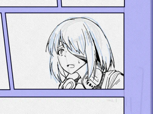 紙がきれいだと「きれいに描かなくちゃ・・・」というスイッチが入るのでいよいよ画用紙テクスチャを薄く重ねて原稿をかくようになった俺氏 