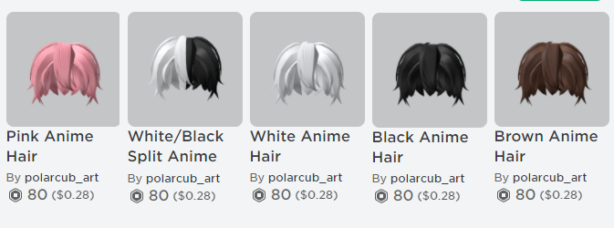 Dani 1 Gojo Fan On Twitter This Week S Hair Drop Is Now Finalized Links Are Below Thank You So Much For Your Support And I Hope You Can Enjoy What I - white hair roblox code