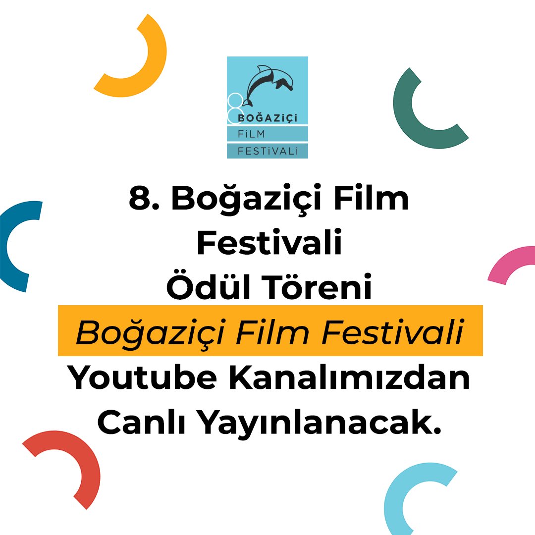 BogaziciFF's tweet photo. 8. #BoğaziçiFilmFestivali Ödül Töreni youtube kanalımızdan saat 20.00’da canlı yayınlanacak! 

📌Link bio’da. https://t.co/wI4O3jkd9O