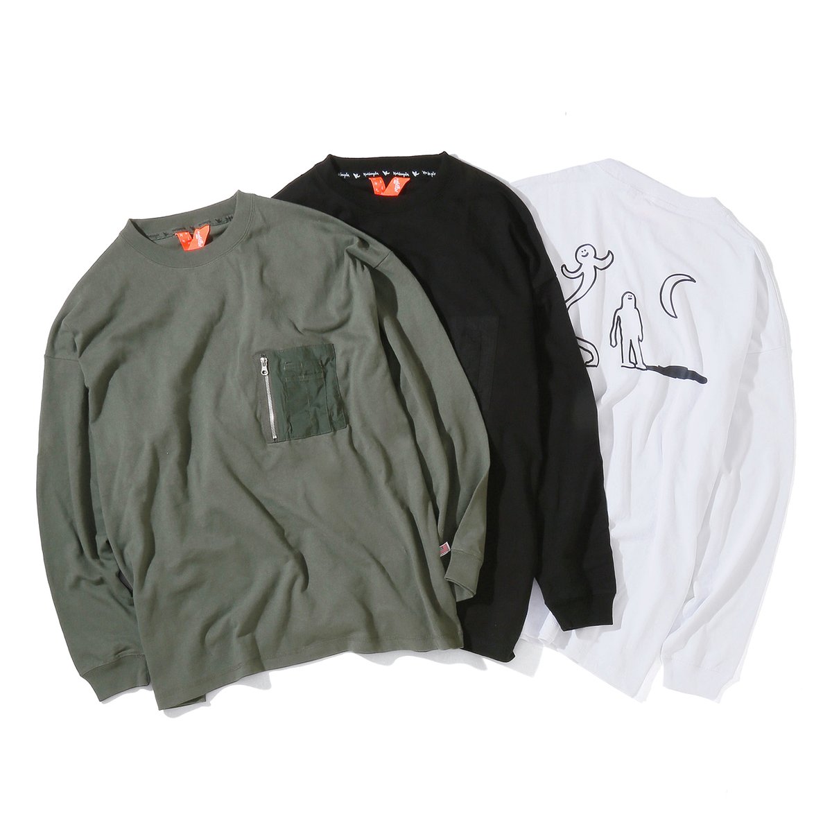flatlux's tweet photo. - MARK GONZALES x FLATLUX -
MA-1のシガレットポケットが胸についた、違和感全開、まさにエイリアンなロンT。
背中にはエイリアンっぽいMark Gonzalesのイラスト。
肉厚で独特な味わいのUSコットンの天竺を使用し、特徴的なビッグシェイプで仕上げたAlien Ls-T。
https://t.co/cGyFH6m1x4 https://t.co/umsZ0QUX1n
