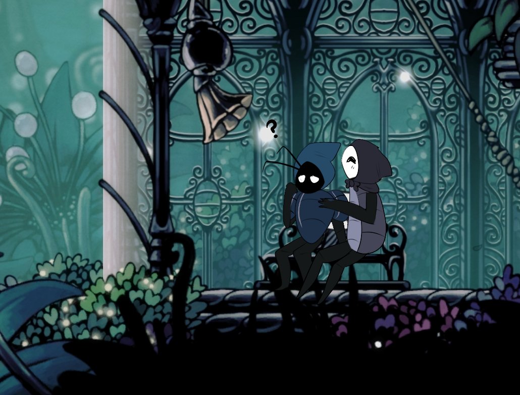 Parasolhyena's tweet photo. #tisoquirrel #hollowknight #quiso #hkquirrel #tiso #hktiso
Mostly a joke on ants having bad eyesight.
Bg from the game because I'm lazy! https://t.co/Tos7noMd1e
