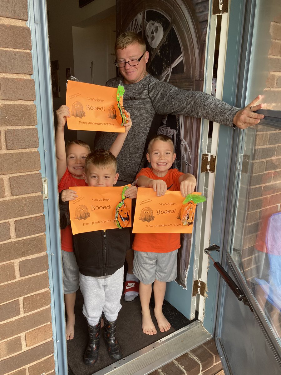 BOO! From the kindergarten Crew! Crossroads Kindergarten is spreading Halloween Spirit! Great Work this week friends! #movingforward <a href="/bcpsky/">BCPSky</a> <a href="/CESTrailblazers/">Crossroads Elem</a>
