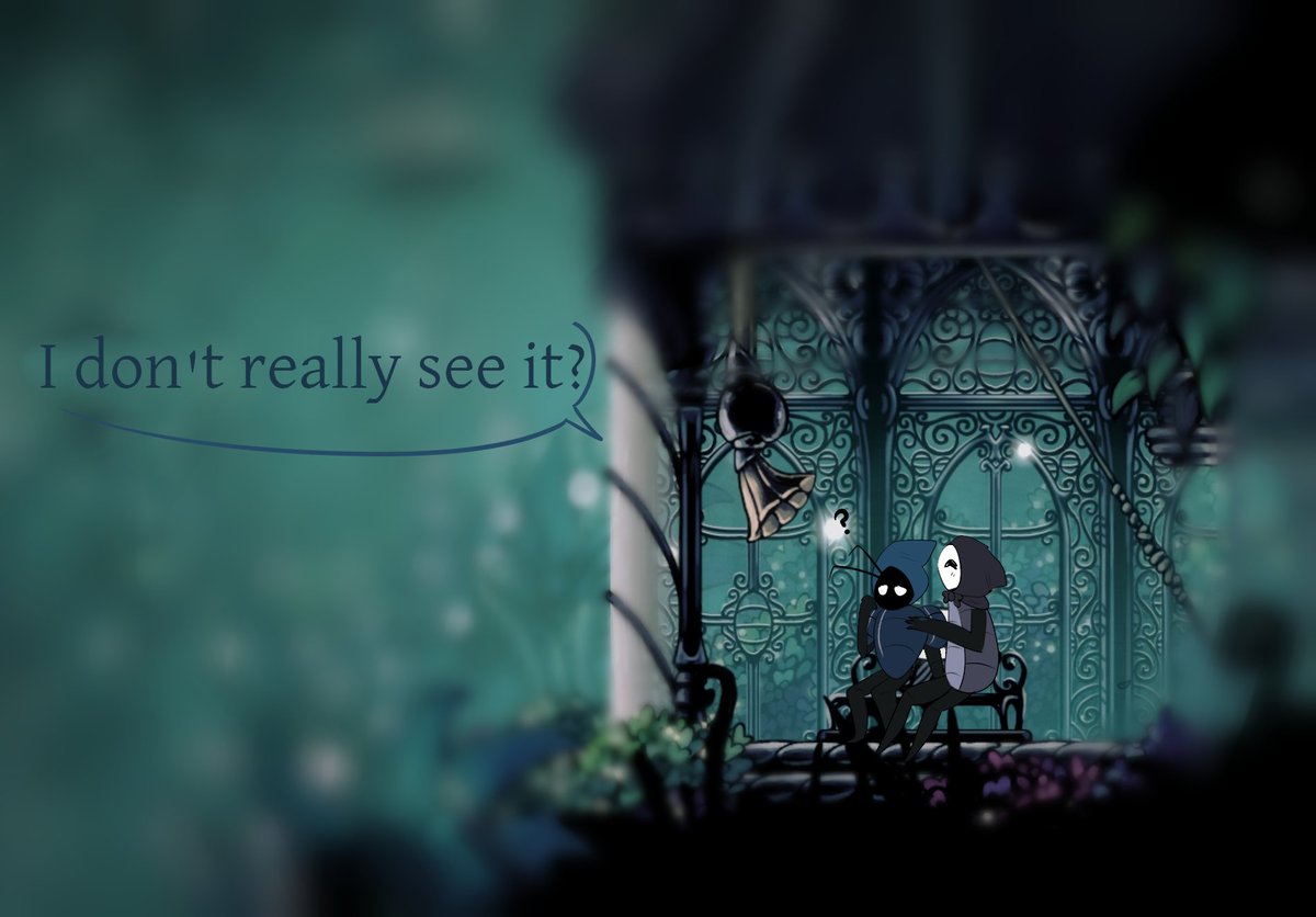 Parasolhyena's tweet photo. #tisoquirrel #hollowknight #quiso #hkquirrel #tiso #hktiso
Mostly a joke on ants having bad eyesight.
Bg from the game because I'm lazy! https://t.co/Tos7noMd1e