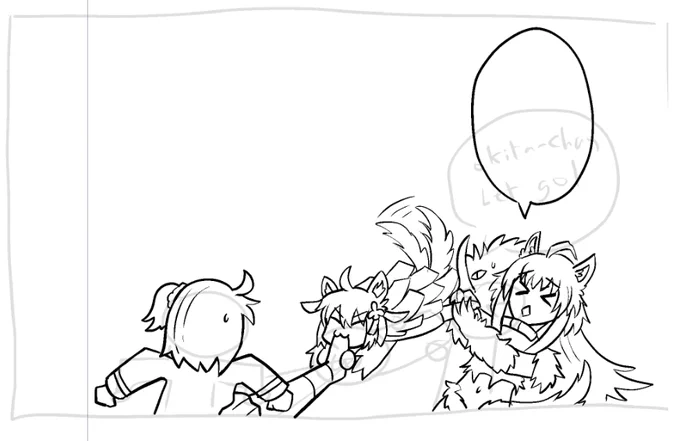 WIP for chp 21, Little Okitan gone bad~ Hopefully will be done with this by tomorrow? 