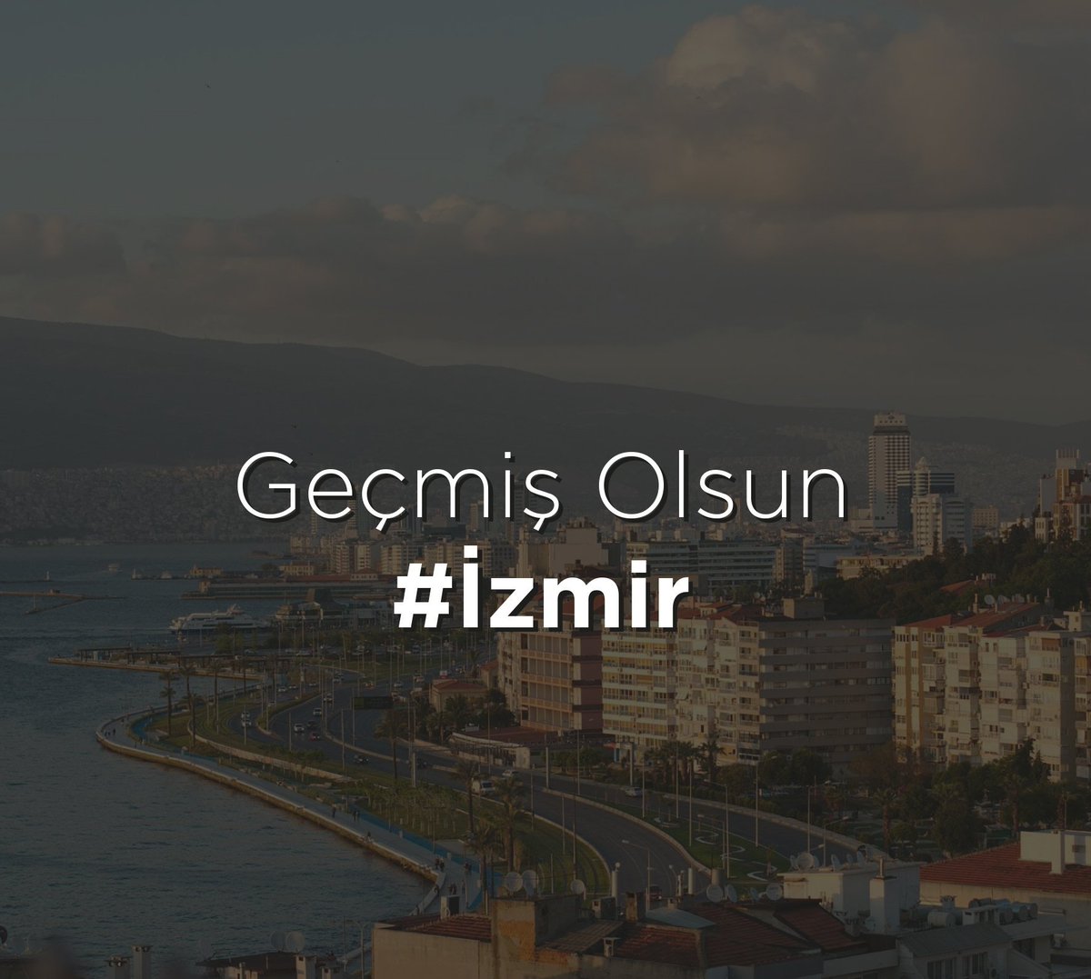 "Acı duyabiliyorsan, canlısın. Başkalarının acısını duyabiliyorsan, insansın."  Geçmiş Olsun İzmir