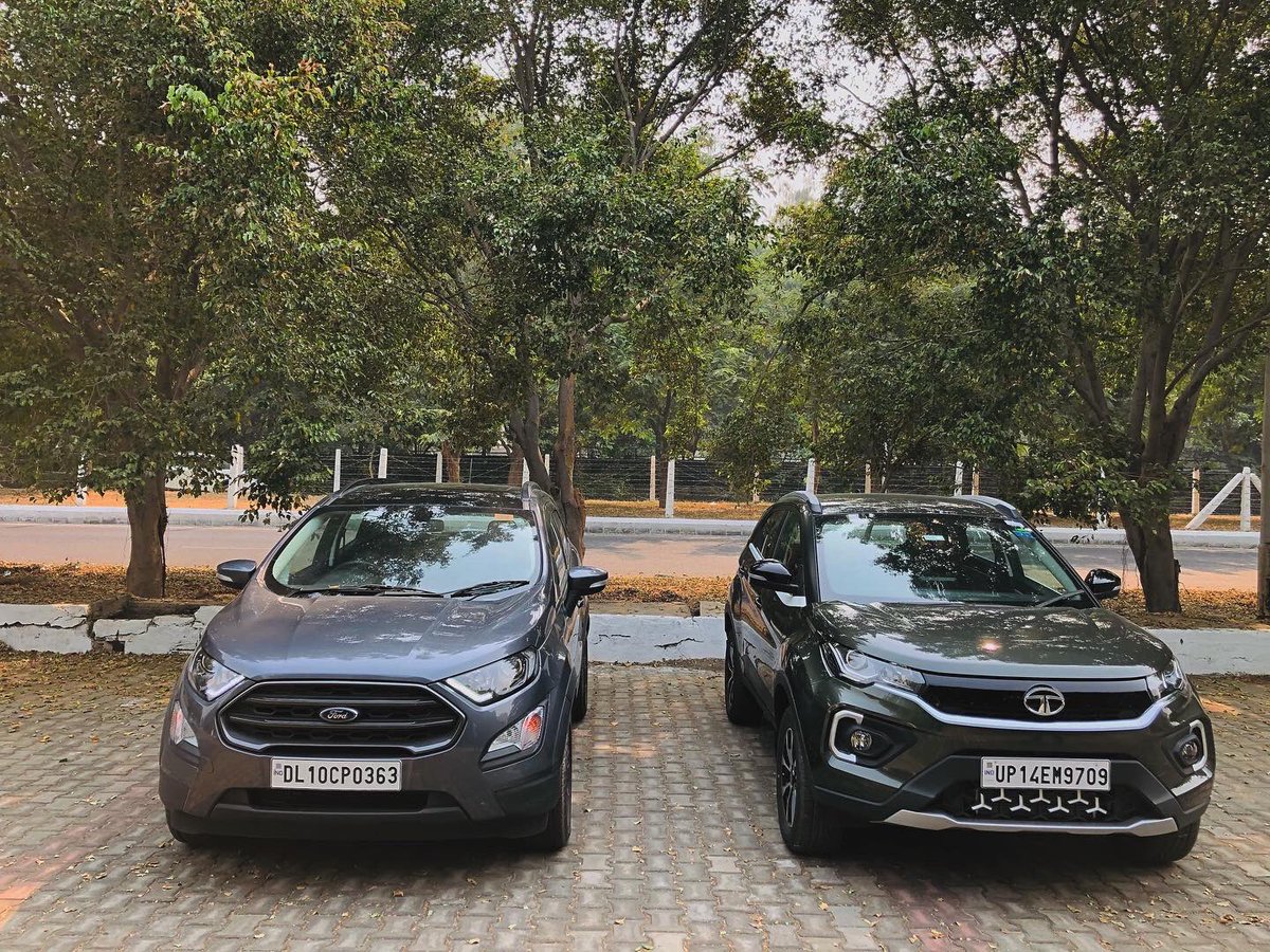 Jatinjhamb7's tweet photo. The no nonsense SUV with 6 airbags and a reliable 1.5L diesel or the compact SUV with Global NCAP rating of 5 stars
Which one is your pick?
@FordIndia @TataMotors @TataMotors_Cars
#fordecosport #tatanexon #ford #Tatamotors #compactsuvs https://t.co/6lT6MSGihC