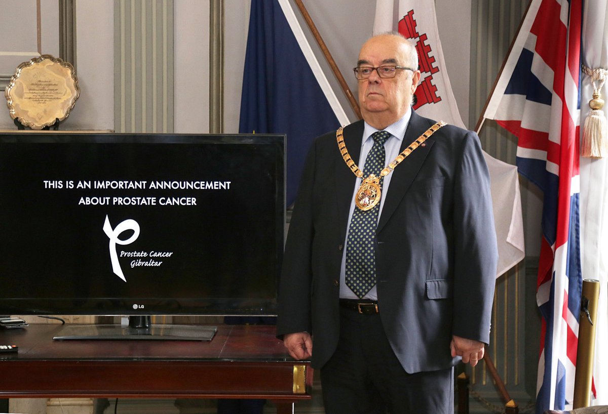 His Worship the Mayor, John Goncalves MBE GMD launched the ‘Movember’ Campaign this morning at the City Hall together with Mr Derek Ghio, Chairperson of the Prostate Cancer Support Group #Gibraltar. The launch which took place at the City Hall launched the new campaign video.