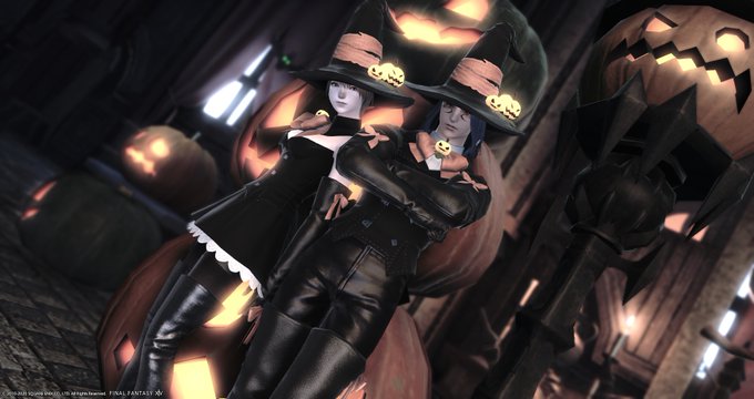 せっかくハロウィン服買ったのであちこちお邪魔してるウフ 