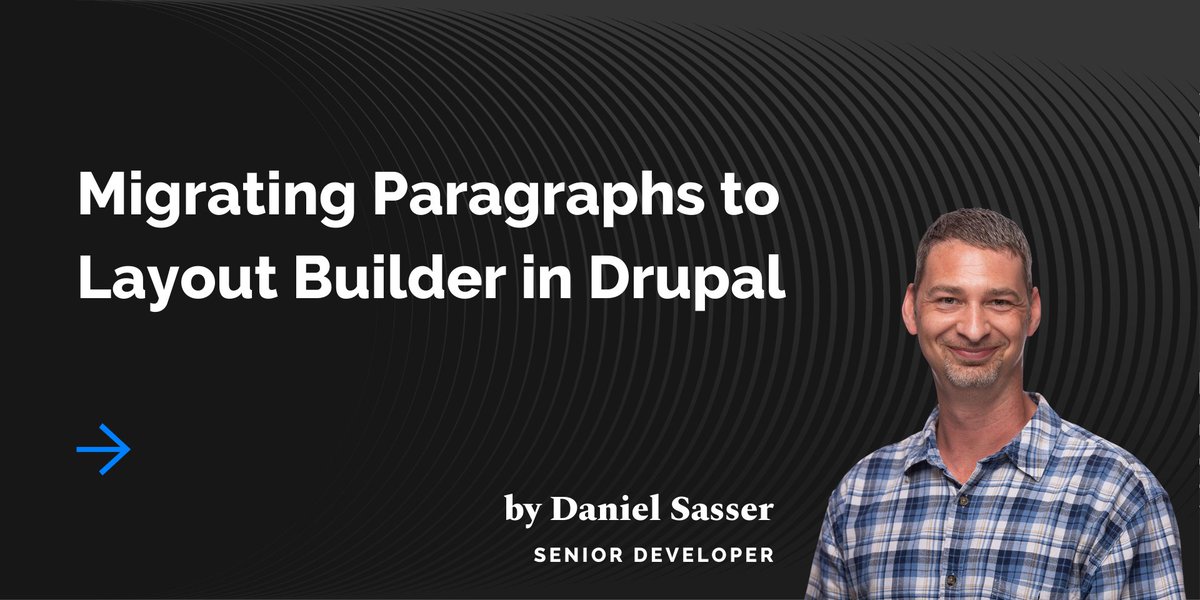 phase2's tweet photo. Ever wondered how to migrate Paragraphs to Layout Builder? Senior Developer Daniel Sasser shares his guide to a successful process and explains how he has migrated over 100,000 Paragraphs into Layout Builder. https://t.co/bfeobzVi1O #Drupal #Migration #LayoutBuilder https://t.co/92m6Y0QDBR