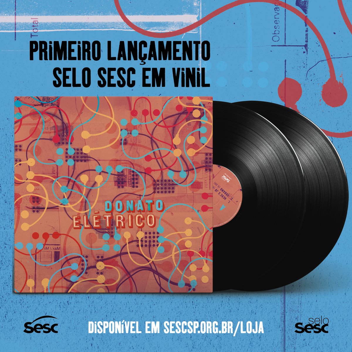 Sexta-feira com o primeiro lançamento em vinil do Selo Sesc. O incrível João Donato, eletrificado e agora analógico. https://t.co/AkYAphr5BO