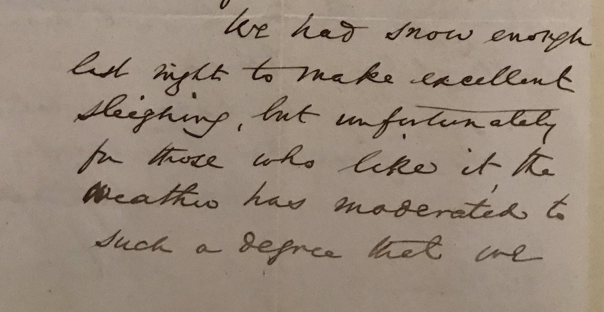 Schuyler Mansion On Twitter Appropriate For Our Snowy Day A Letter From Alexander Hamilton Jr To His Father James Hamilton Son Of Elizabeth Schuyler And Alexander Hamilton Not Enough Snow For A