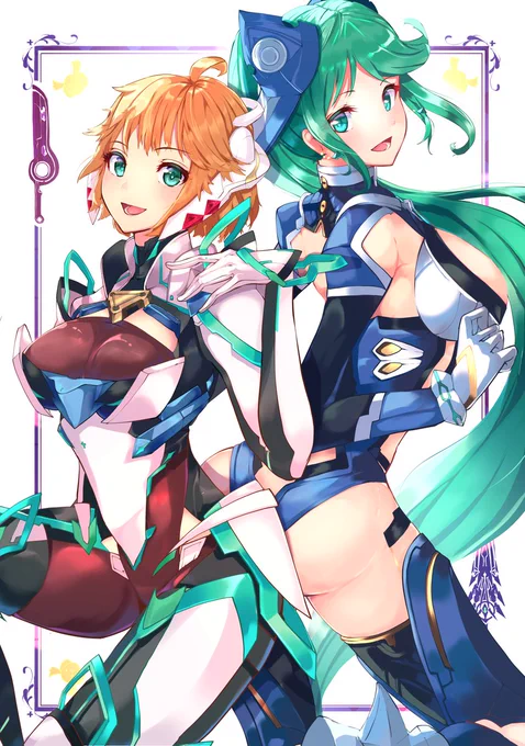 ?TRICK or TREAT!!?
フィオルンとプネウマちゃんの衣装交換描きました! 