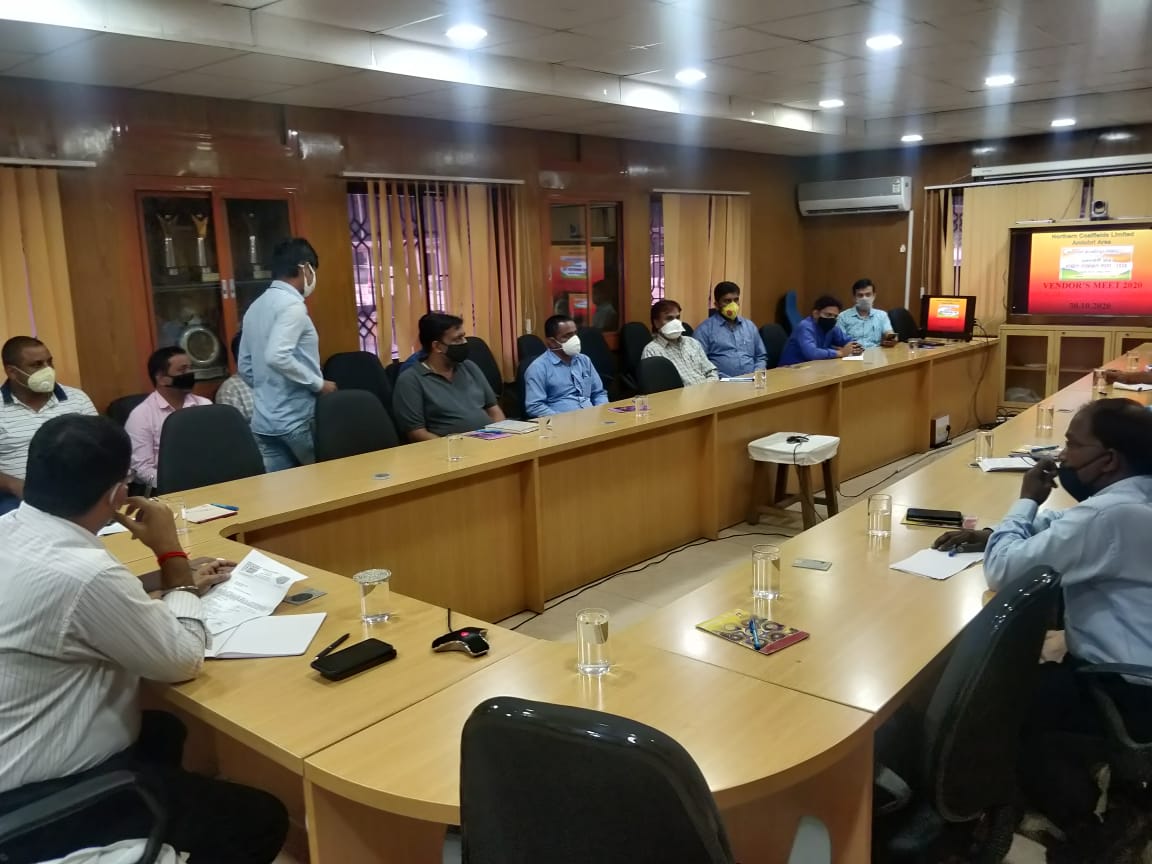 CvoNcl's tweet photo. NCL Amlohri area organised stakeholders meet during Vigilance Awareness Week 2020 @CVCIndia @CoalIndiaHQ @NCL_SINGRAULI #vigilanceweek2020 #VigilanceAwarenessWeek #VigilanceAwarenessWeek2020 https://t.co/uB0suOImRz