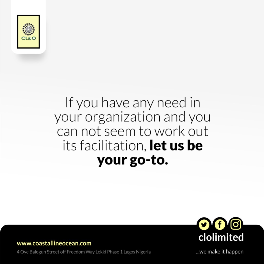 clolimited's tweet photo. Let us be your go-to. We are here to make things happen.
Talk to us today 😎
08129083110 08129083107
#Coastallineocean
#Training
#Recruitment
#Facilitation
#Logistics
#HumanResources
#Lagos
#Nigeria
#Humancapitaldevelopment
#Jobsearch
#Jobalerts
#ourservices
#logisticalservices https://t.co/PLsuayqgnM