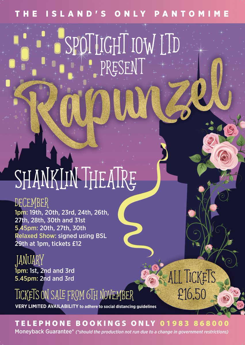 Tune in to Radio Solent at 6.30pm tonight when Shanklin Theatre Chairman Vic Farrow will be talking about Shanklin Theatre's plans for Christmas and the much anticipated Spotlight panto Rapunzel. <a href="/VisitIOW/">Visit Isle Of Wight</a> <a href="/Visit_Shanklin/">VisitShanklinIOW</a> <a href="/wightlinkferry/">Wightlink Ferries</a> <a href="/WightlinkTravel/">Wightlink Travel</a>