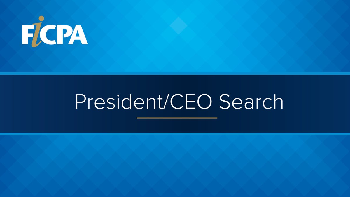 The #FICPA is in search of its next #President &amp; #CEO! All interested parties are encouraged to view the position guide and apply at the following link: bit.ly/34Hgcib