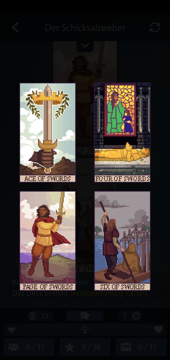 Tobi1101's tweet photo. Pünktlich zum Halloween-Wochenende erscheint #VogtCompanion 1.3.2!

Entscheidet das Schickal der Bewohner von Stare Traha in einer Fusion aus Story und Tarot-Kartenspiel!

11 Verbündete!
11 Artefakte!
38 (!) Erfolge!

https://t.co/qy6c8d140Q https://t.co/ffspIhnXYZ