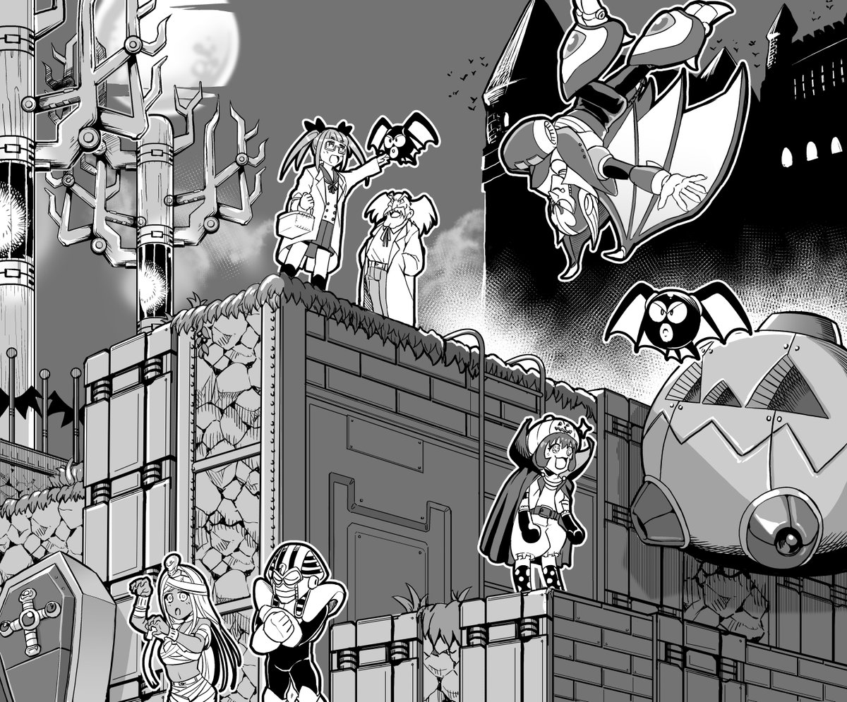 デレマス×ロックマンのハロウィン絵(再掲) 
