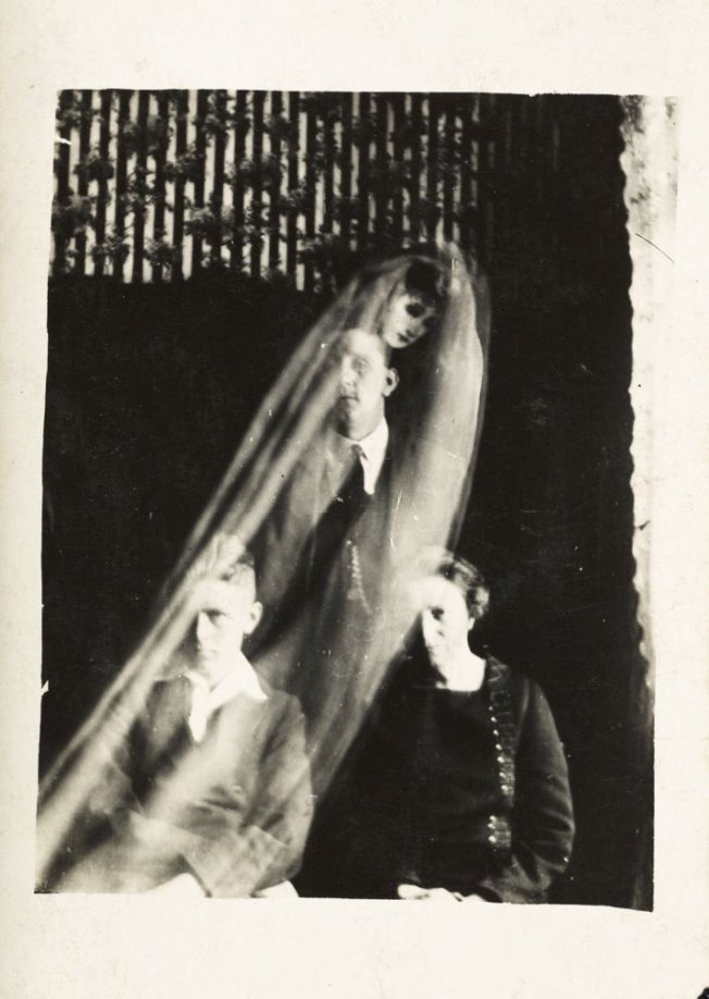 Mumler’s hoax didn’t stop others from practicing spirit photography and it remained popular among Spiritualists and the public alike into the 20th century. We have some examples of William Hope’s spirit photographs in our collection. 10/10 spooky stuff.