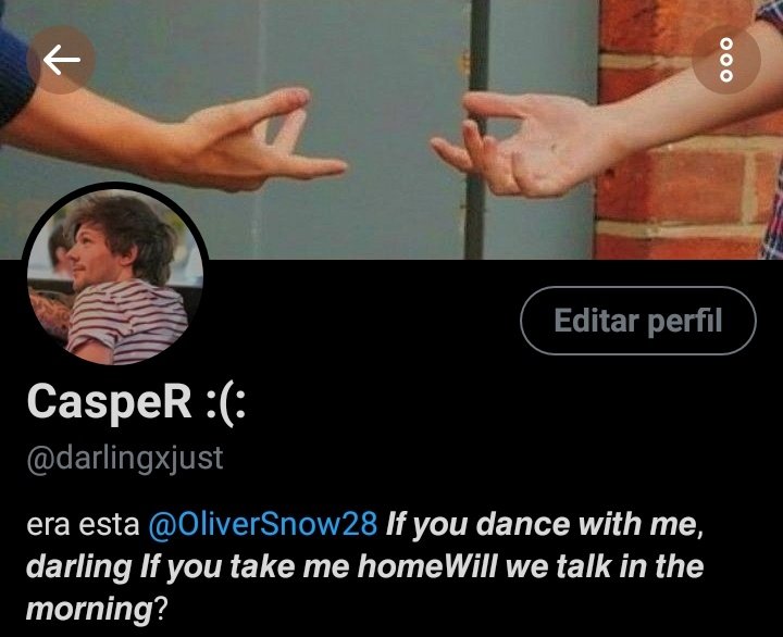 OliverSnow28's tweet photo. validenme la cuenta dale @darlingxjust 
Parezco ot5, bluegreener, ziamista y moralista pero sigo siendo yo ajksjajjs https://t.co/7KpJ2kuyTj