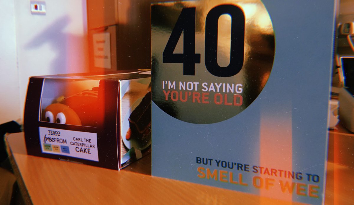 MattRpw's tweet photo. Last minute birthday gifts from the ward. How very kind. I think #NowAnAdult #NewHorizons https://t.co/kfEnL1nSzy