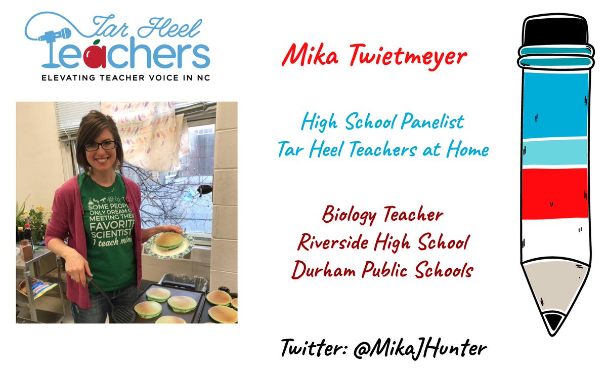TarHeelTeachers's tweet photo. What a privilege to collaborate with wonderful educators across NC each &amp; every week on #TarHeelTeachers at Home! @brooksnikki78 (2020-2021 @PSRCEDU Principal of the Year) joined our panel this week! She is the Lead Learner at Rex-Rennert Elementary! #nced #OurNCSchoolHeroes https://t.co/HhwnXWHQvi