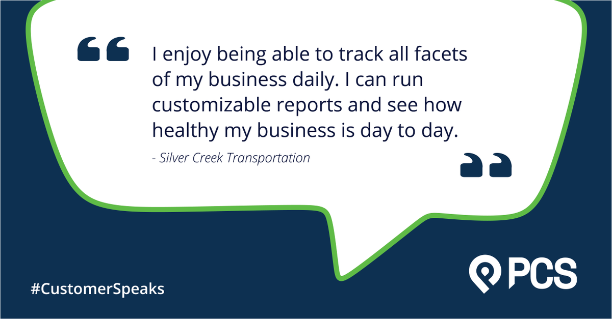 PCSsoftware's tweet image. #CustomerSpeaks #TruckingTechnology See what our customers have to say about PCS Software and learn more here: bit.ly/3jj9Z0V #PCSsoftware #TMSexpress #TransportationManagementPlatform