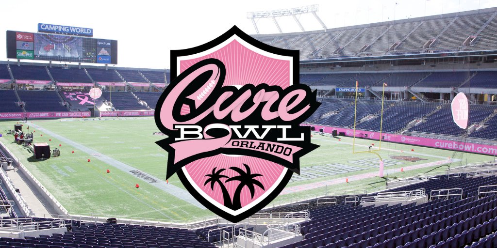 CureBowl's tweet photo. It's official! The 2020 Cure Bowl will be played on December 26th at @CWStadium! You can catch the game at noon on @espn! 

Read the full press release here: https://t.co/r77kSjrekL https://t.co/qal8M2p8JO