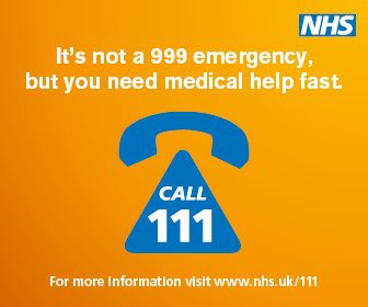 Our A&amp;Es are very busy at the moment. Remember you can call #NHS111 if:
•you need medical help fast but it's not a 999 emergency 
•you think you might need to go to A&amp;E 
•you don't know who to call or can’t get a GP appointment