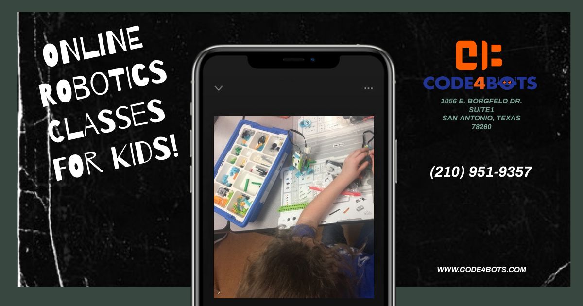 code4bots's tweet image. Your child can learn Robotics from the comfort of your home... we offer monthly subscription plans flexible to your child's learning style! Visit code4bots.com/online-robotic… or call us at (210) 951-9357.
#code4bots
#roboticsforkids
#stemclasses