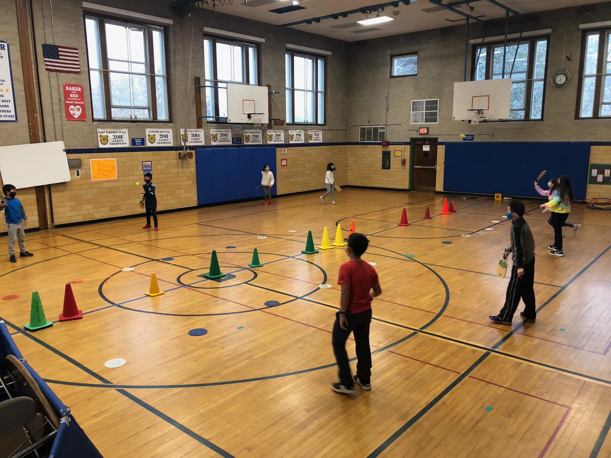 The weather outside is frightful 🌨️ ❄️but Pickleball indoors is still delightful😀 <a href="/BakerPhysEd/">BakerPhysEd</a> <a href="/King_PhysEd/">Mr. King</a>