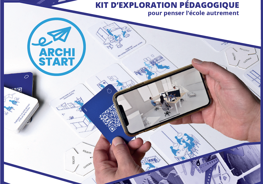Bientôt #Archistart #Archiclasse 
Kit d'exploration pédagogique pour penser l'École autrement.
> archiclasse.education.fr